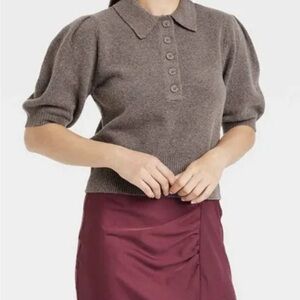 A New Day Short Sleeve Sweater - Medium
